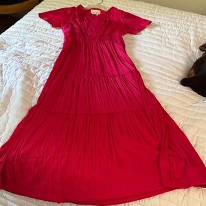 Anthropologie Bold Red Garment